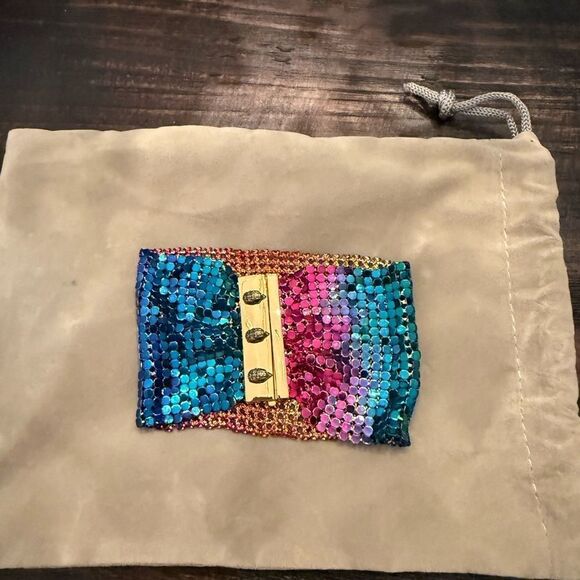 Kurt Geiger RAINBOW MESH BRACELET IN MULTI - Picture 7 of 7